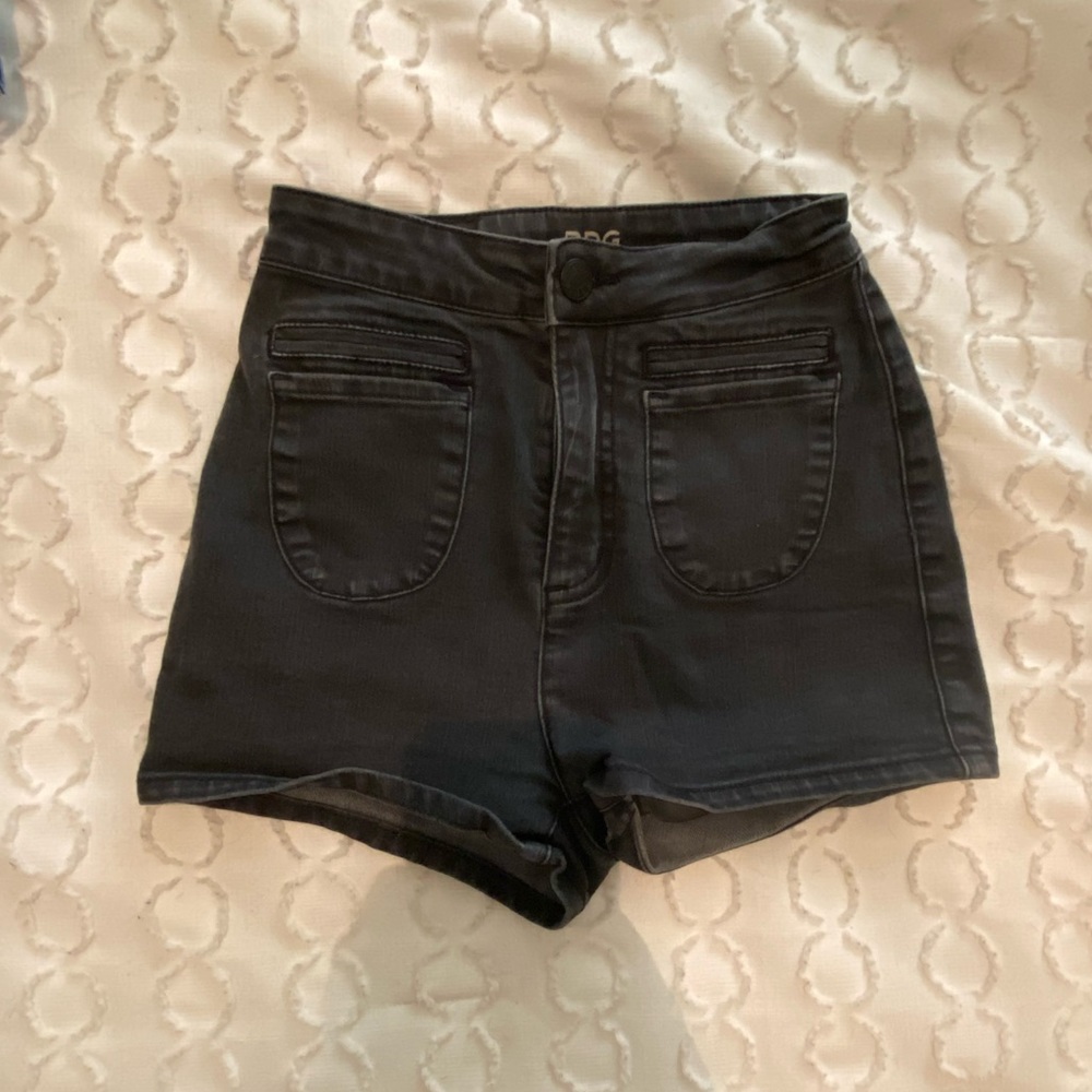 BDG Black Super High Rise Shorts